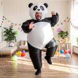 Inflatable Costume Panda Suit Fancy Dress Adult Party Outfit Black One Size - Shoppers Spot Occasions > Costumes > Costumes & Accessories - Alternate view 7