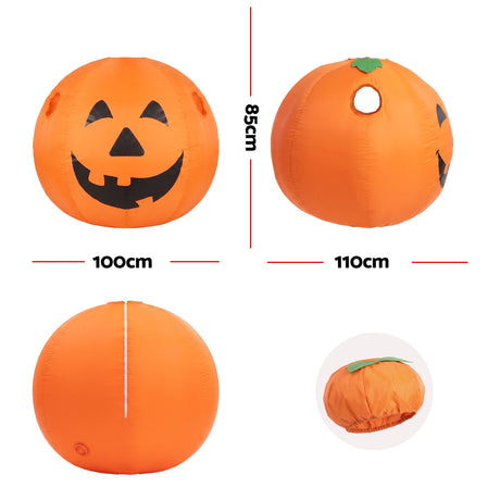 Halloween orange inflatable party, lightweight.