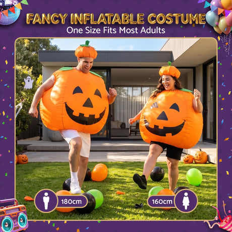 Halloween orange inflatable party, lightweight.