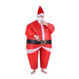 Inflatable Christmas Santa Claus Costume Adult Suit Blow Up Party Fancy Dress Xmas Cosplay