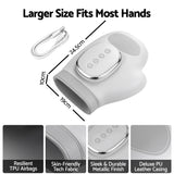 Livemor Hand Massager with Heat and Compression for Arthritis Carpal Tunnel | Large Hand Chamber Fits Left or Right Hand, with 5 Compression Levels, 3 Modes, and 3 Heat Levels, Gift for Women Men