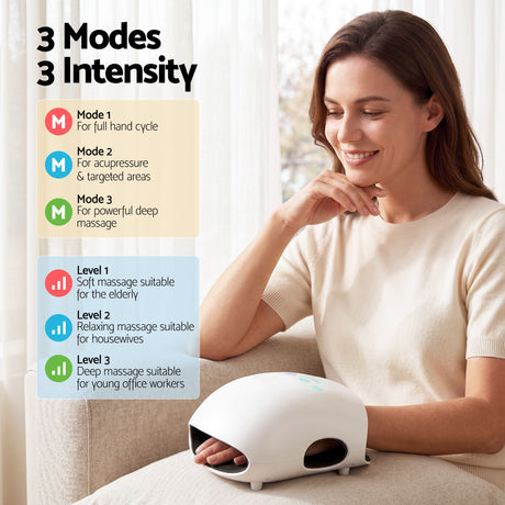 Cordless hand massager.