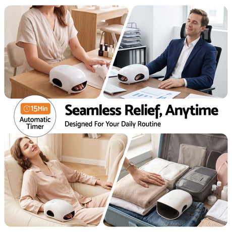 Cordless hand massager.