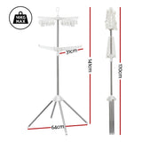 Artiss Clothes Rack Airer 2 Tier Rotatable Hanger Foldable