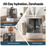 Devanti Ultrasonic Humidifier Aroma Diffuser Top Fill Quiet Bedroom 6L