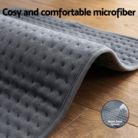 Electric heating pad, 60x39cm, lightweight.