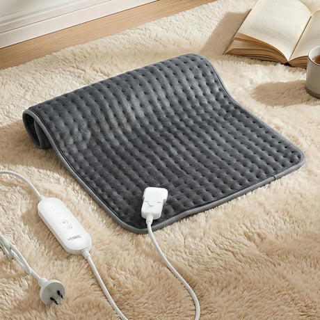 Electric heating pad, 60x39cm, lightweight.