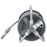 Green Fingers 20m Retractable Garden Hose Reel Heavy Duty 1/2" Hose Auto Rewind