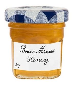 Bonne Maman honey 30g mini glass jar