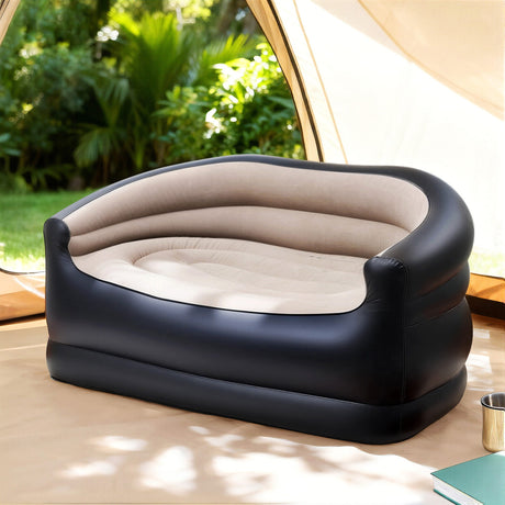 Inflatable seater lounge chair, lightweight.