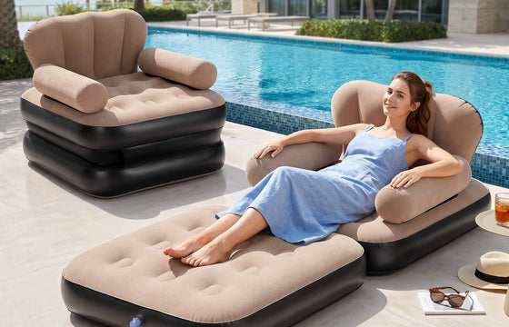 Inflatable outdoor seating