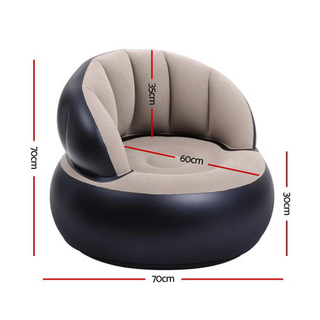 Gardeon inflatable air chairs sofa, foldable.