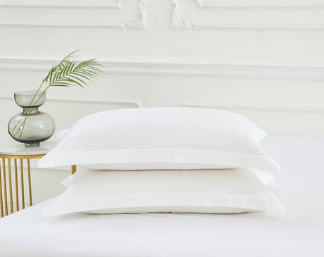 Dolphy Linen 50/50 Polycotton Percale White Commercial Pillowcase