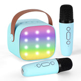Portable karaoke machine.