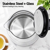 Devanti 1.7L Glass Electric Kettle.