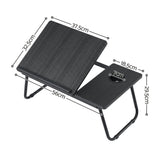 Artiss Laptop Desk Bed Table Foldable Portable Desktop Black