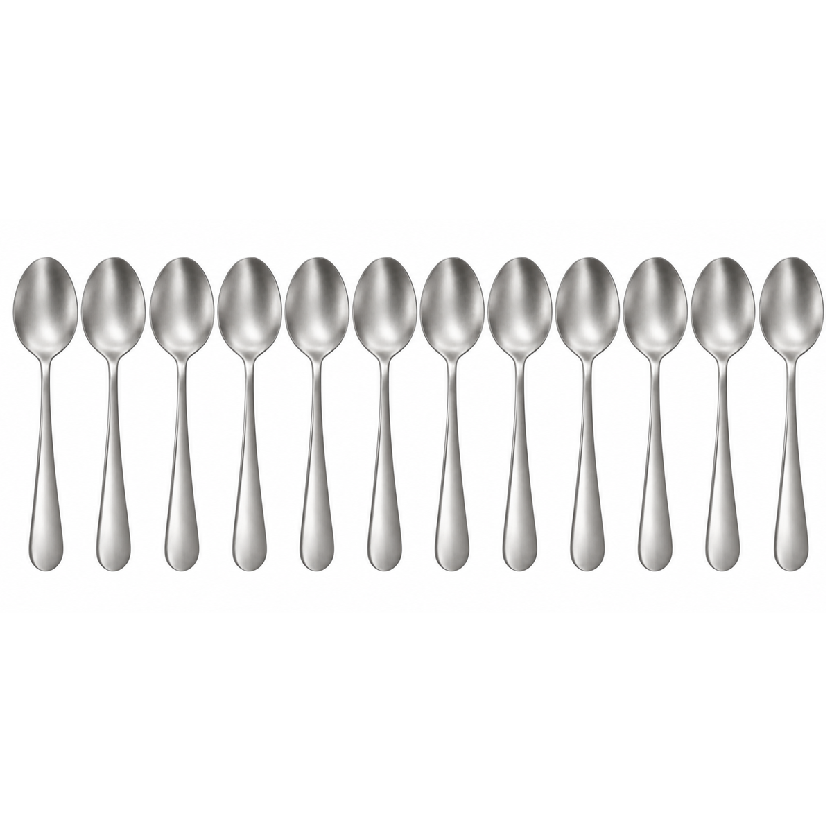 Dolphy Helena Stainless Steel Dessert Spoon 185mm – Premium 304 Grade Cutlery for Desserts, Cereal & Soup (Pack of 12)