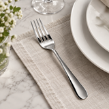 Dolphy Augusta Stainless Steel Table Fork 206mm – 18/0 Grade Commercial Cutlery for Restaurants, Cafes & Home Dining (Pack of 12)