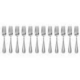 Dolphy Augusta Stainless Steel Cake Fork 145mm – 18/0 Grade Dessert & Pastry Forks for Cafes and Home (Pack of 12)