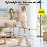 Giantz 3 Step Ladder Multi-Purpose Folding Aluminium Light Weight Platform