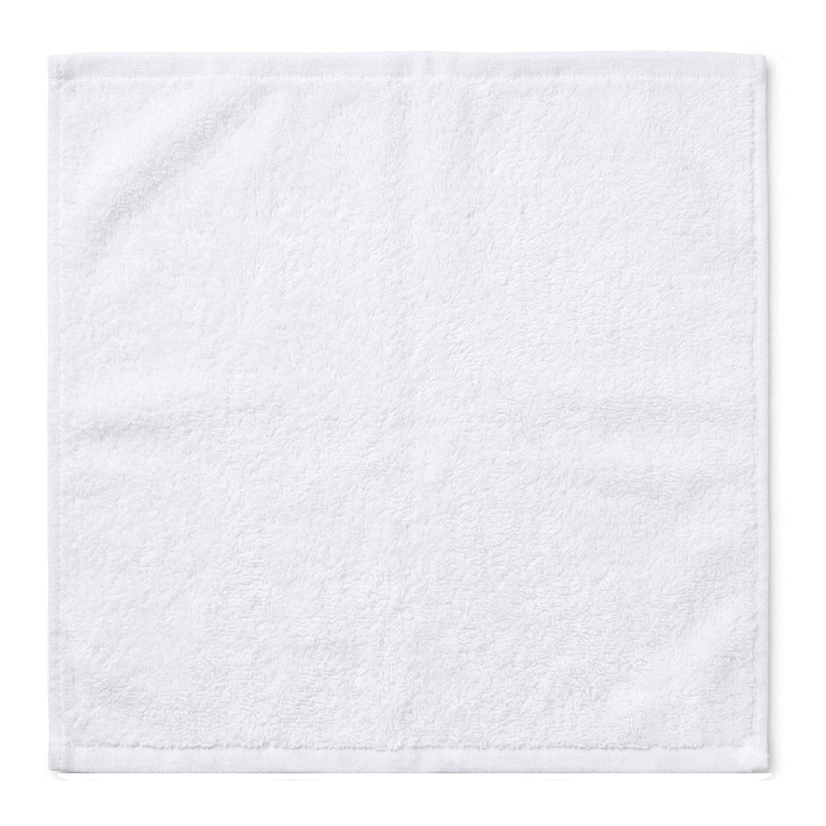 Linencart 5 Star white cotton face washer laid flat