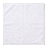 Linencart 5 Star white cotton face washer laid flat