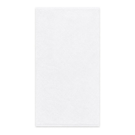 Linencart Elite white cotton bath towel laid flat