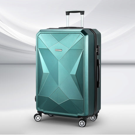 Wanderlite TSA Atrovirens luggage, lightweight.