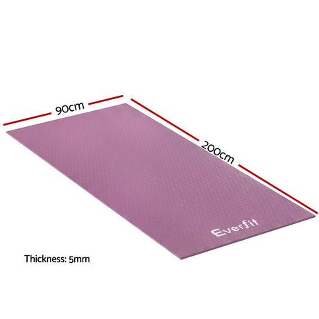 Purple floor rug, fade resistant, easy to clean, lightweight.