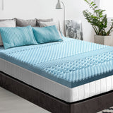 Memory foam mattress topper, 8cm, king single size.