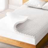 Memory foam mattress topper, 5cm, king single size.