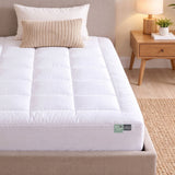 Giselle 5cm single memory foam mattress topper, pillow top with gel foam