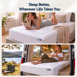 Giselle 5cm single memory foam mattress topper, pillow top with gel foam