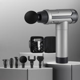 Everfit Massage Gun 30 Speed 6 Heads Vibration Muscle Massager Chargeable Black