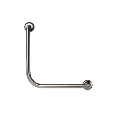 Dolphy 90° Ambulant Stainless Steel Grab Rail 450 x 450mm - Silver