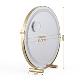 Embellir 50cm Hollywood Makeup Mirror with Lights and 10X Magnifier Round Gold.