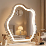 Embellir Makeup Mirror with Lights 10X Magnifier 360 Degree Rotation White