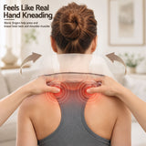 Livemor Neck Massager with Heat Pillow Shiatsu Shoulder Back Massager Pain Relief Tissue Kneading - Shoppers Spot Health & Beauty > Massage & Relaxation > Massagers - Alternate view 5