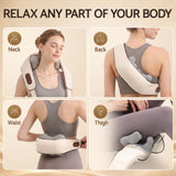 Livemor Neck Massager with Heat Pillow Shiatsu Shoulder Back Massager Pain Relief Tissue Kneading - Shoppers Spot Health & Beauty > Massage & Relaxation > Massagers - Alternate view 7