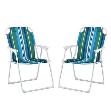Steel portable folding camping chair, foldable.