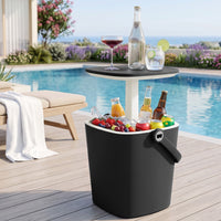 Gardeon Tong black portable bar table, 15L.