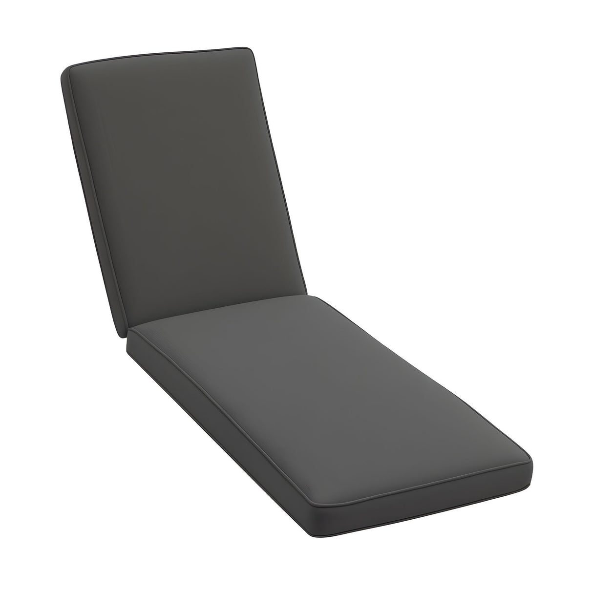 Gardeon Outdoor Chaise Lounge Cushion Lounge Chair Pad Sunbed Mattress Grey