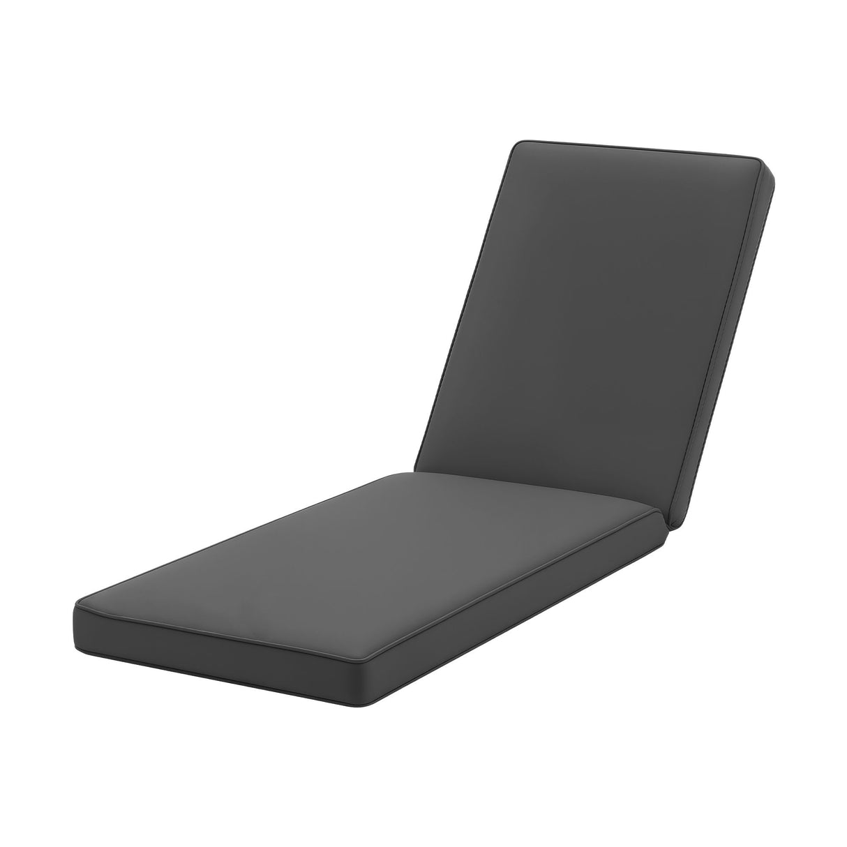 Gardeon Outdoor Chaise Lounge Cushion Lounge Chair Pad Sunbed Mattress Grey