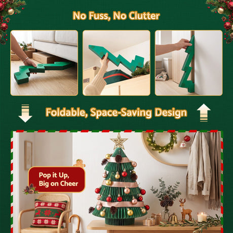 The 61cm green paper tree shown again, for outdoor use.