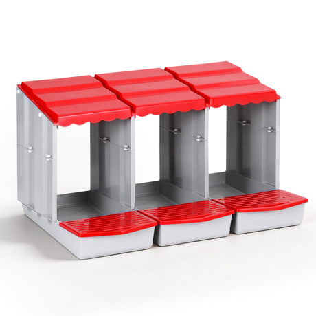 I.Pet Hen Hutch red chicken nesting box.