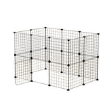 i.Pet Dog Playpen Enclosure Cage 20 Panel Puppy Fence Play Pen Foldable Metal.