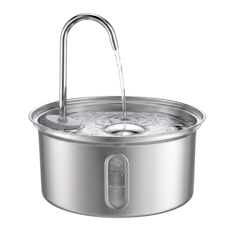 i.Pet 3.2L Cat Water Fountain Pet Feeder Dog Drinking Dispenser 304 Stainless Steel - Shoppers Spot Pet Care > Cat Supplies > Cat Bowls, Feeders & Waterers - Alternate view 2