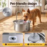 i.Pet 3.2L Cat Water Fountain Pet Feeder Dog Drinking Dispenser 304 Stainless Steel - Shoppers Spot Pet Care > Cat Supplies > Cat Bowls, Feeders & Waterers - Alternate view 6