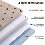 i.Pet washable dog training mat 183x183cm