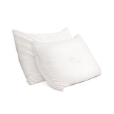 Bamboo memory foam pillow, twin pack.